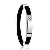 Silicone Sports Wristband Anti-Static Bracelet Men Women Teens