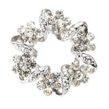 Rhinestone Flower Brooch Pin Spring Bouquet Jewelry