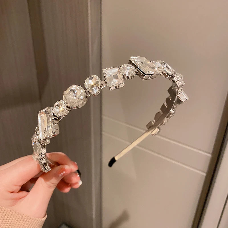 Oversize Crystal Hairbands for Women Hair Accessories