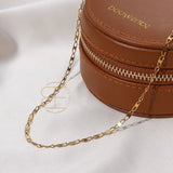 Stackable Stainless Steel Chain Necklaces Big Knot Cuban Chain Punk Choker