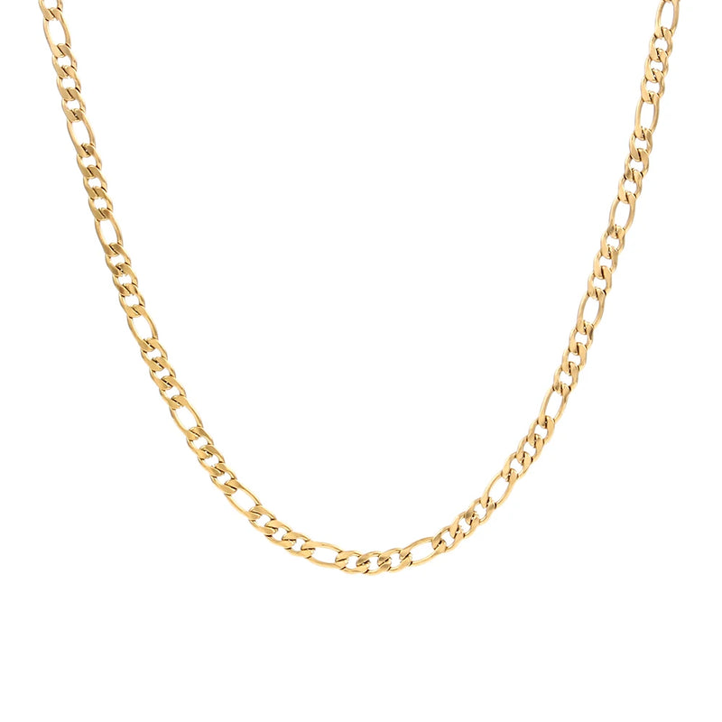 Stackable Stainless Steel Chain Necklaces Big Knot Cuban Chain Punk Choker