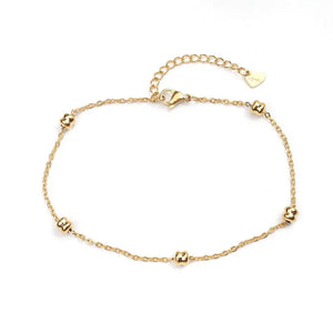 Stainless Steel Anklet Foot Bracelet Women Men Leg Chain Jewelry Gift