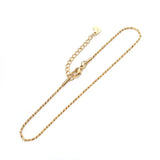 Stainless Steel Anklet Foot Bracelet Women Men Leg Chain Jewelry Gift