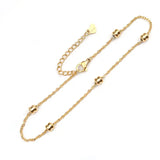 Stainless Steel Anklet Foot Bracelet Women Men Leg Chain Jewelry Gift