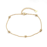 Stainless Steel Anklet Foot Bracelet Women Men Leg Chain Jewelry Gift