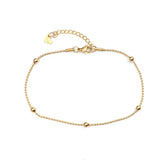 Stainless Steel Anklet Foot Bracelet Women Men Leg Chain Jewelry Gift