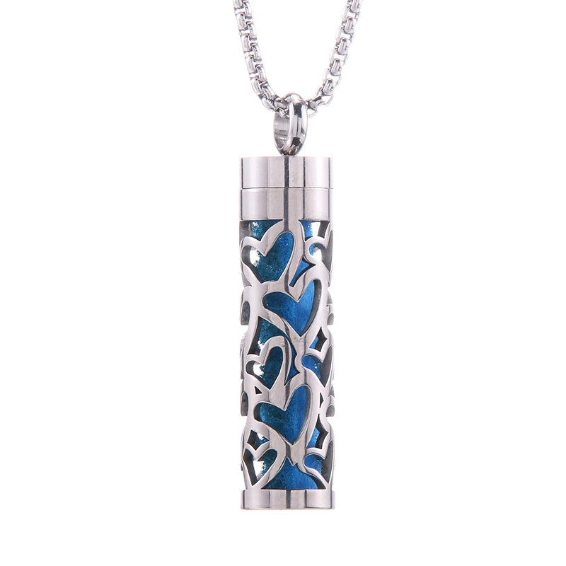 Stainless Steel Aromatherapy Necklace Diffuser Pendant Locket