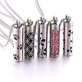 Stainless Steel Aromatherapy Necklace Diffuser Pendant Locket
