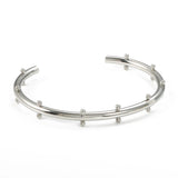 Stainless Steel Bangles Mini Balls Charm Jewelry