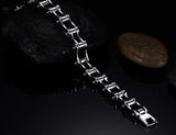 Men's Stainless Steel Bike Bracelet Biker Bicycle Motorcycle Chain Bracelet