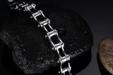 Men's Stainless Steel Bike Bracelet Biker Bicycle Motorcycle Chain Bracelet