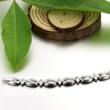 Stainless Steel Magnetic Therapy Bracelet for Women 9MM