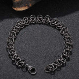 Stainless Steel Chain Link Bracelet Men Hand Chain Bangle GS0063