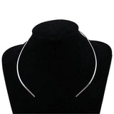 Stainless Steel Collar Neck Choker 4 Sizes Women Men Jewelry Gift 42.5 - 38cm
