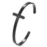Stainless Steel Cross Bracelets Charm Wedding Bracelets&Bangles Men Jewelry