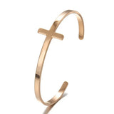 Stainless Steel Cross Bracelets Charm Wedding Bracelets&Bangles Men Jewelry