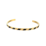 Stainless Steel Cuff Bangles Open Bracelets Oil Drip Unisex Gift Jewelry