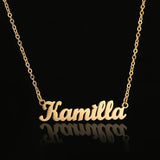 Custom Stainless Steel Name Necklace Letter Choker Pendant