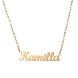 Custom Stainless Steel Name Necklace Letter Choker Pendant