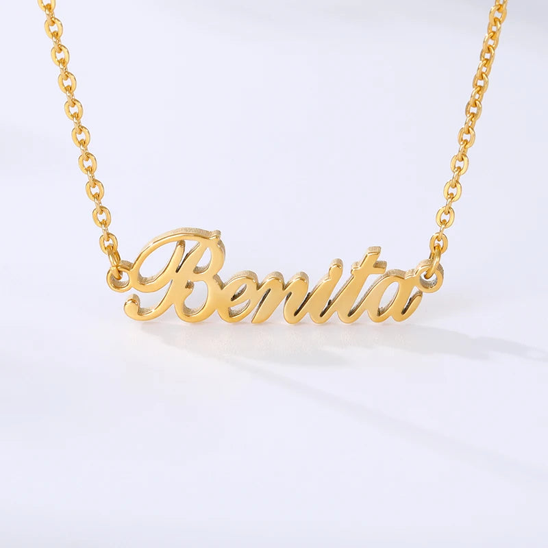 Personalized Stainless Steel Butterfly Necklace Choker