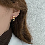 Stainless Steel Pig Nose Earrings - Temperament Jewelry