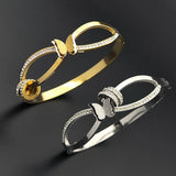 Stainless Steel Endless Love Infinite Chain Bracelet
