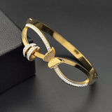 Stainless Steel Endless Love Infinite Chain Bracelet