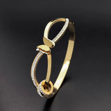 Stainless Steel Endless Love Infinite Chain Bracelet