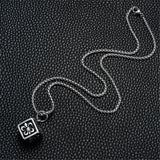 Stainless Steel Fleur De Lis Pendant Necklace Jewelry Valentina's Gift