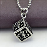 Stainless Steel Fleur De Lis Pendant Necklace Jewelry Valentina's Gift