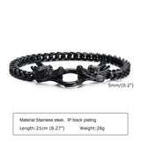 Stainless Steel Chain Faucet Bracelets, Jewelry Gift For Him