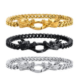 Stainless Steel Chain Faucet Bracelets, Jewelry Gift For Him