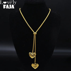 Heart Necklace for Women Long Necklace Jewelry N1525S03