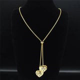 Heart Necklace for Women Long Necklace Jewelry N1525S03