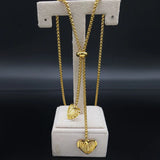 Heart Necklace for Women Long Necklace Jewelry N1525S03