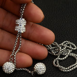 Stainless Steel Charm Sweater Chain Necklace Pendant