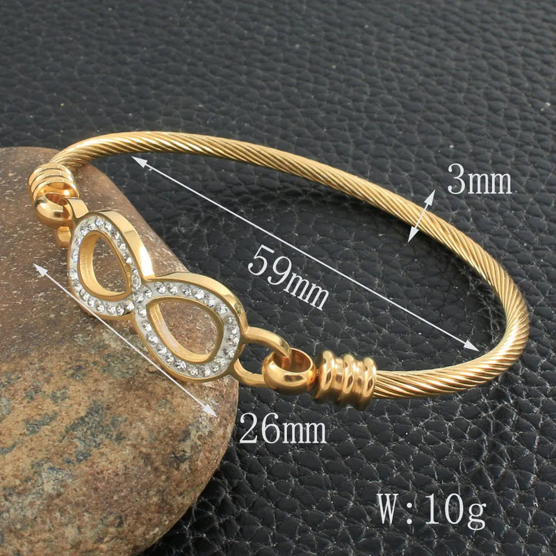Stainless Steel Bracelet Bangle for Women - Hot Jewelry Gift