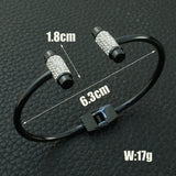 Fashion Stainless Steel Bangle Bracelet for Women