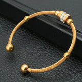 Stainless Steel Cuff Bangle Bracelet BRYZ065