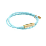 Stainless Steel Leather Rope His and Hers Bracelet Set