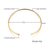 Stainless Steel Love Big Circle Torques Collar Necklaces Women Xmas Gift