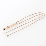 Stainless Steel Meditation Pendant Necklace Whistle Couple Jewelry