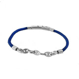Stainless Steel Men's Bracelet Nylon Rope Causual Style