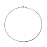 Stainless Steel Blade Necklace Snake Bone Chain Men's & Women's Jewelry