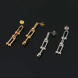 Stainless Steel Chunky U Chain Necklace for Women
