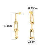 Stainless Steel Chunky U Chain Necklace for Women