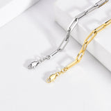 Stainless Steel Paperclip Link Bracelet - Classic Jewelry & Christmas