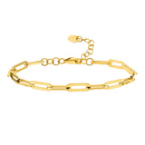 Stainless Steel Paperclip Link Bracelet - Classic Jewelry & Christmas