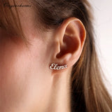 Custom Name Stud Earrings for Women Girls