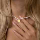 Stainless Steel Initial Letter Women Necklace Gift